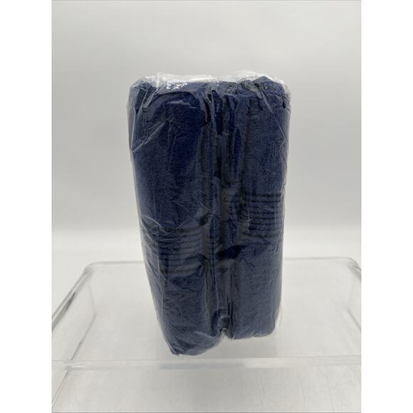 Elvana Home Navy Ultra Soft 6 Pack Cotton Towel Set 2 Bath, 2 Hand & 2 Wash - Picture 2 of 9